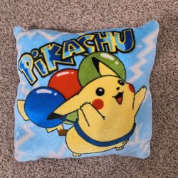 1996 NYC Pokemon Center Surfing Flying Pikachu Pillow