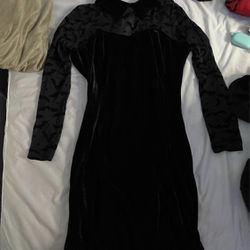 Collectif Pin Up Black Dress Plus Size