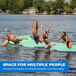 12ft. X 6ft. Floating Pool / River / Lake Pad & Mat (Portable) [NEW] +Retails For $580