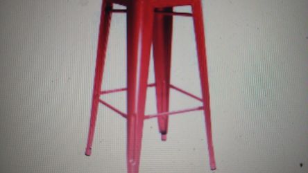 Cosco 29" Bar Stool, Red