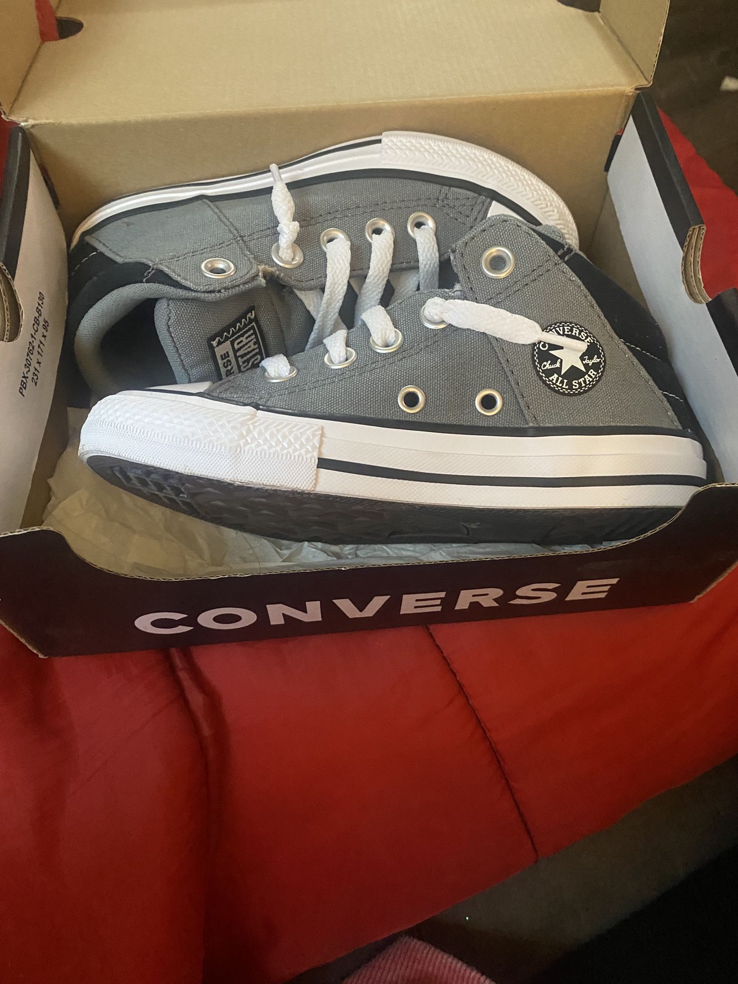 Boys Gray Converse New