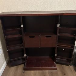 Bar Cabinet storage shelves
