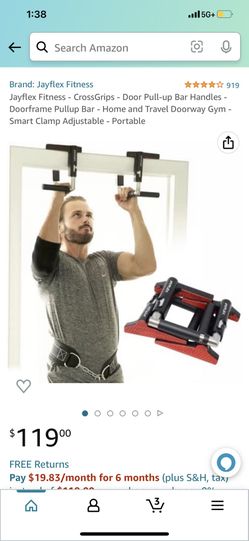 Gymnastics Bar Jayflex Pull Up Handles Jayflex CrossGrips Portable