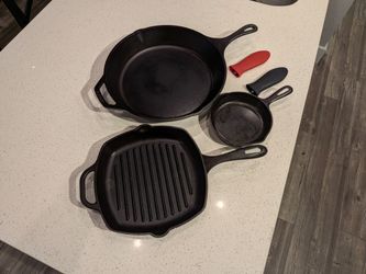 Cast iron pans
