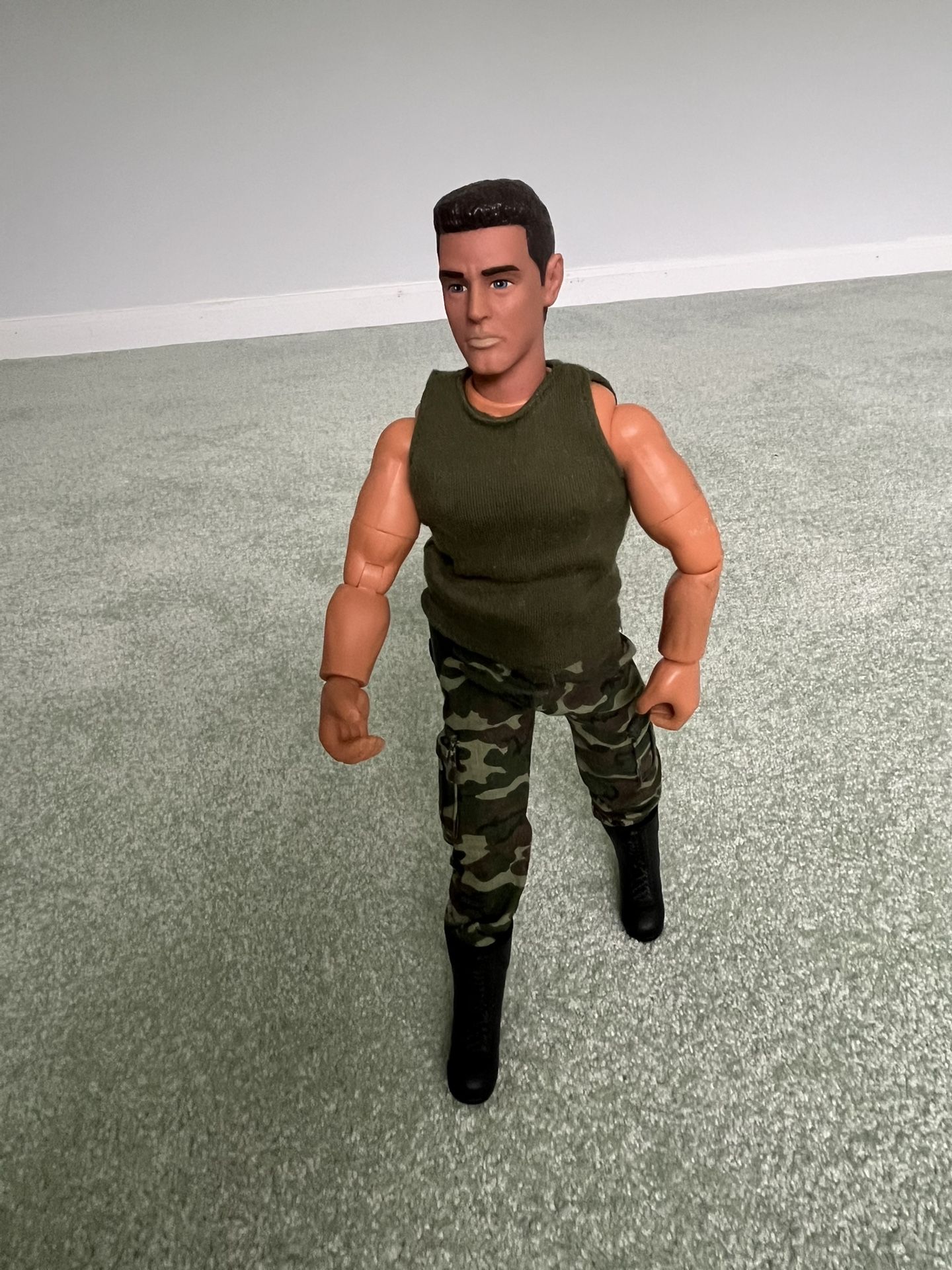 Mac Ultimate Soldier 12” Action Figure Doll With Holster And Plastic Gun 1990S