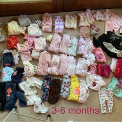 3-6 Month Girls Clothing 