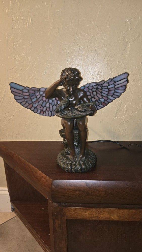 Antique Brass Angel ( Night Light )