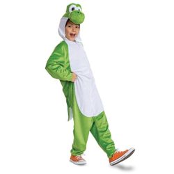 Super Mario Bros Yoshi Hooded Kid's Jumpsuit (4-6)