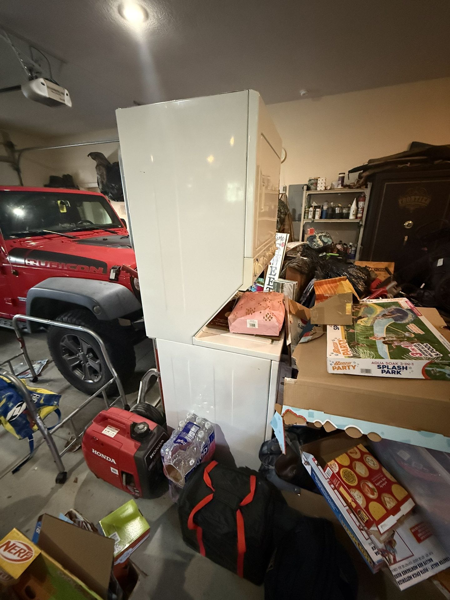Stacked Crosley Washer and Dryer Unit