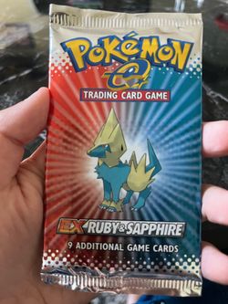 EX ruby and sapphire booster pack