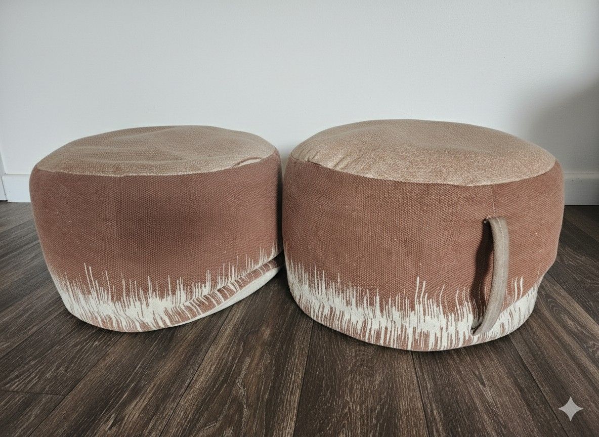 FREE Ottoman Cushion Pouf Set