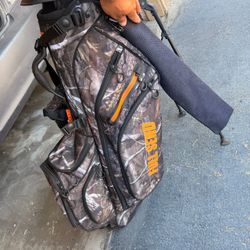 Full Send Camo Golf Stand Bag / RH Irons, Driver, Wedges & Putter