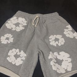 AUTHENTIC Grey Denim Tears Shorts