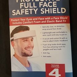 Artcraft Full Face Safety Shield - 4 Piece