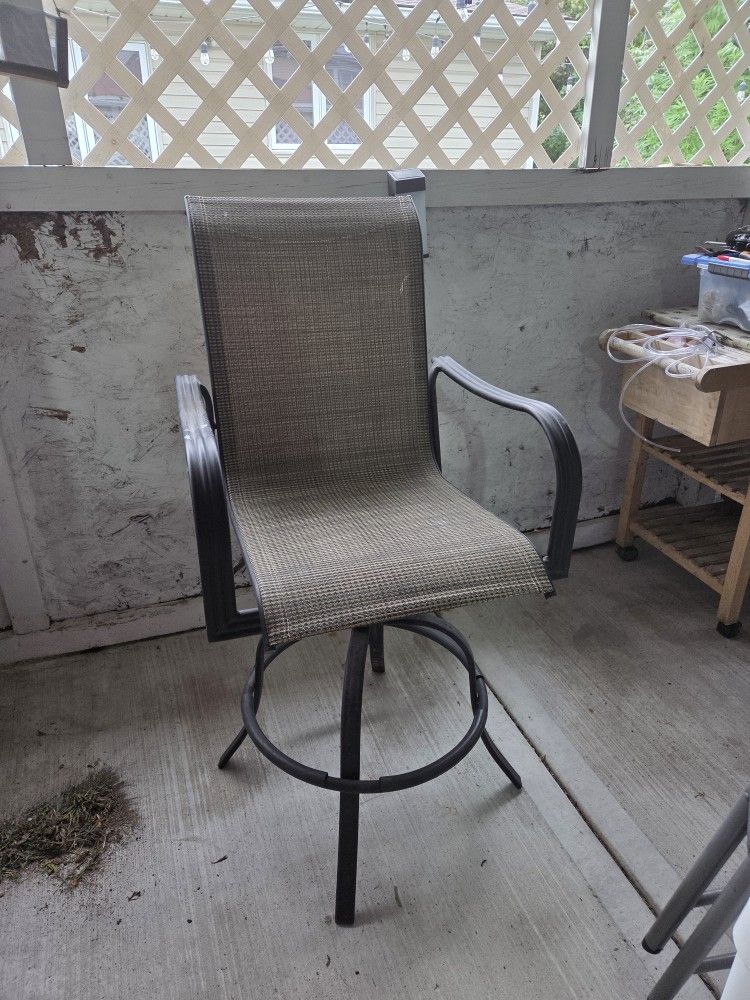 outdoor patio chair/ bar stool 