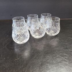 Set Of 6 Crystal Cordial Glasses - Pick Up In Grayslake Or Glenview 