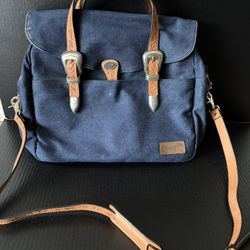 Wrangler Denim Messenger Laptop Bag