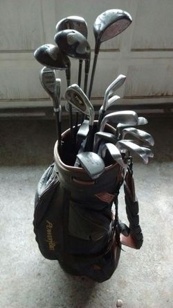 TPS Power built Clubs and Power Built bag $120obo