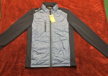 Ralph Lauren RLX Men’s Golf Hybrid Wool Blend Jacket Navy Size Small