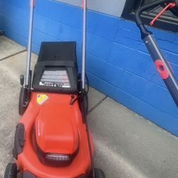 Echo Eforce 56V 21 in. Self-Propelled Walk-Behind Lawn Mower includes two 5.0Ah Battery & Charger $649 retail price  Your Price $480