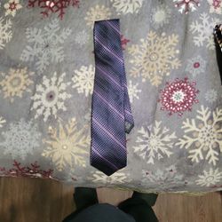 Van Heusen Tie Purple/black