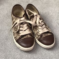 Michael Kors Brown Signature Sneakers