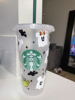 Disney Halloween Custom Starbucks Cup
