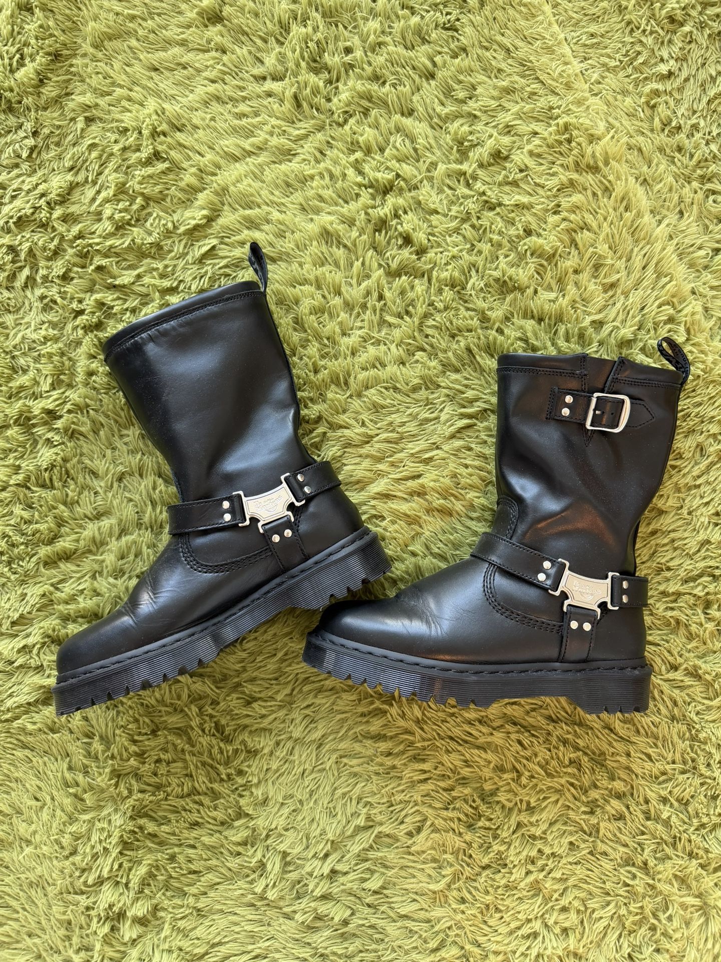 Dr Marten Anistone High Biker Boots