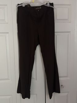 Women’s Black/Grey Pinstripe Pants Size 16 