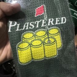 Golf Bag Towel Plastered New 