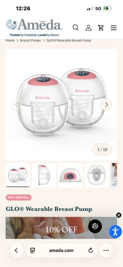 Ameda Glo breast pump
