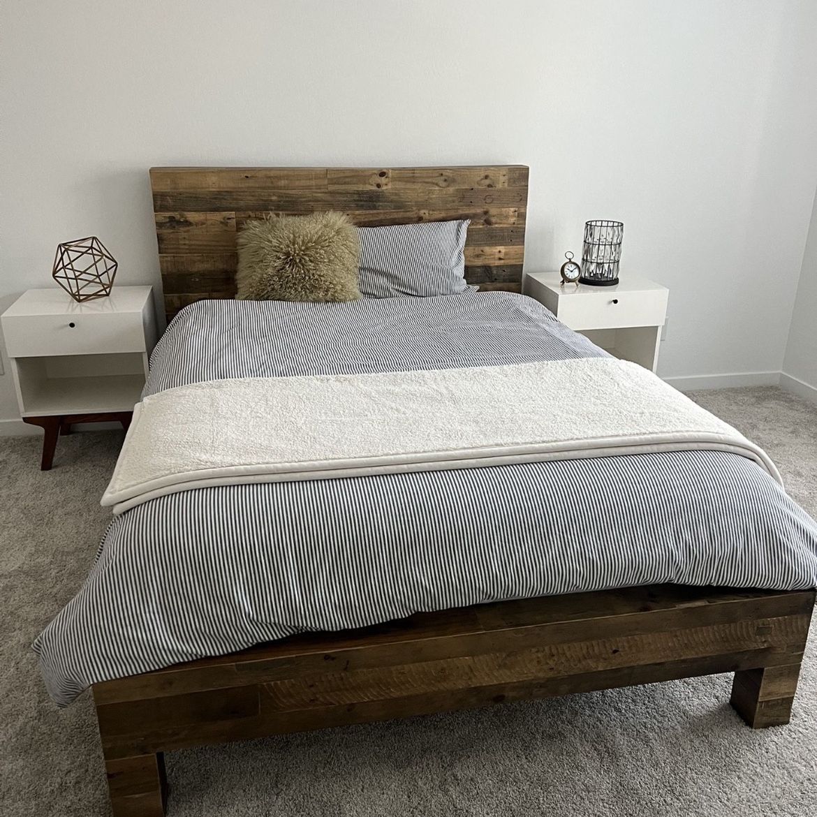 Emmerson reclaimed cheap wood bed