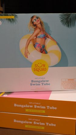 Stripe Pool Floatie / Tube (Various Colors)