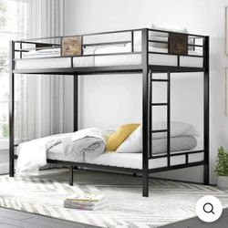 Metal Twin Bunk Beds Frame 