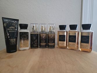 Bath and body works Travel size into the night