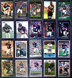 Chicago Bears Legends Card Lot, Walter Payton, Devin Hester, Urlacher & More