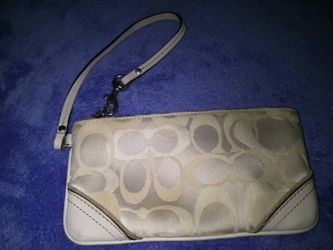 Coach wristlet. 7" L x 4" H