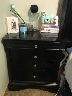 Queen Bed Frame and Two Night Stands