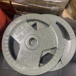Olympic Weights 45 lb pair 