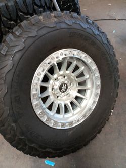 17x9 axd rims 6 lug 6x139 6x5.5 on used tires 315 70 17
