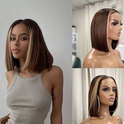 14 Inch Bob Human Hair Wig ( Available For Purchase On Wednesday)