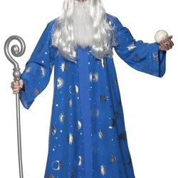 Wizard costume adult one size