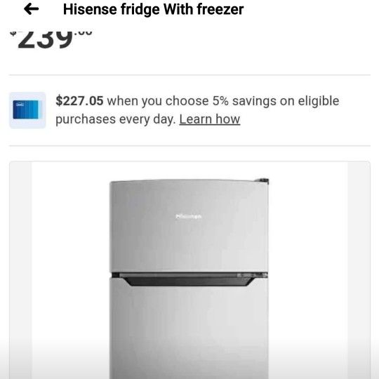 Fridge W/ Freezee. Used 15 Months from College Student. No Longer Needed