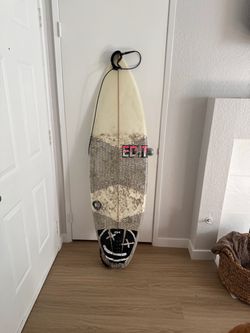Edit Surfboard with Dakine Traction Pad and Leash