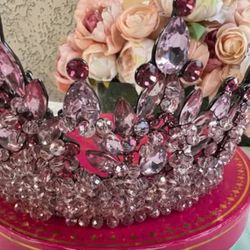 Pink Quinceanera Tiara