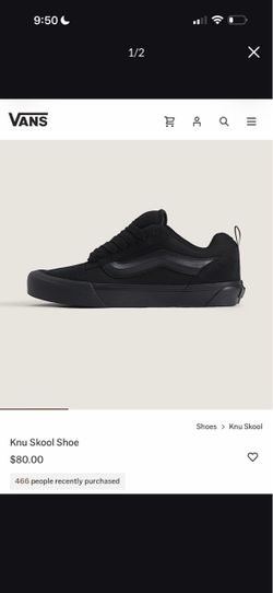 New Men’s Knu Skool Shoe Vans
