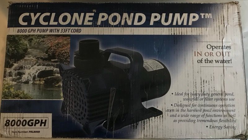 Cyclone Pond Pump 8000 GPH Alpine PAL8000