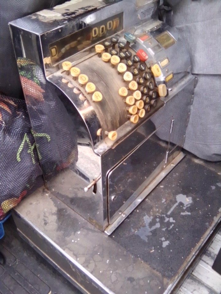 Rare 1940s Vintage Cash Register