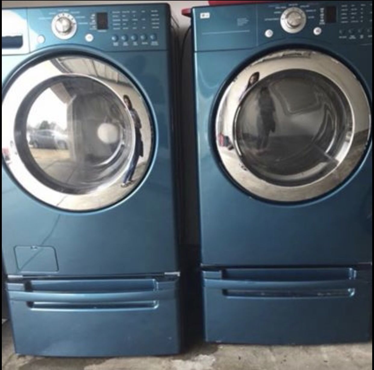 Blue lg washer deals