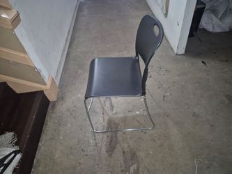 Plastic stackable chairs